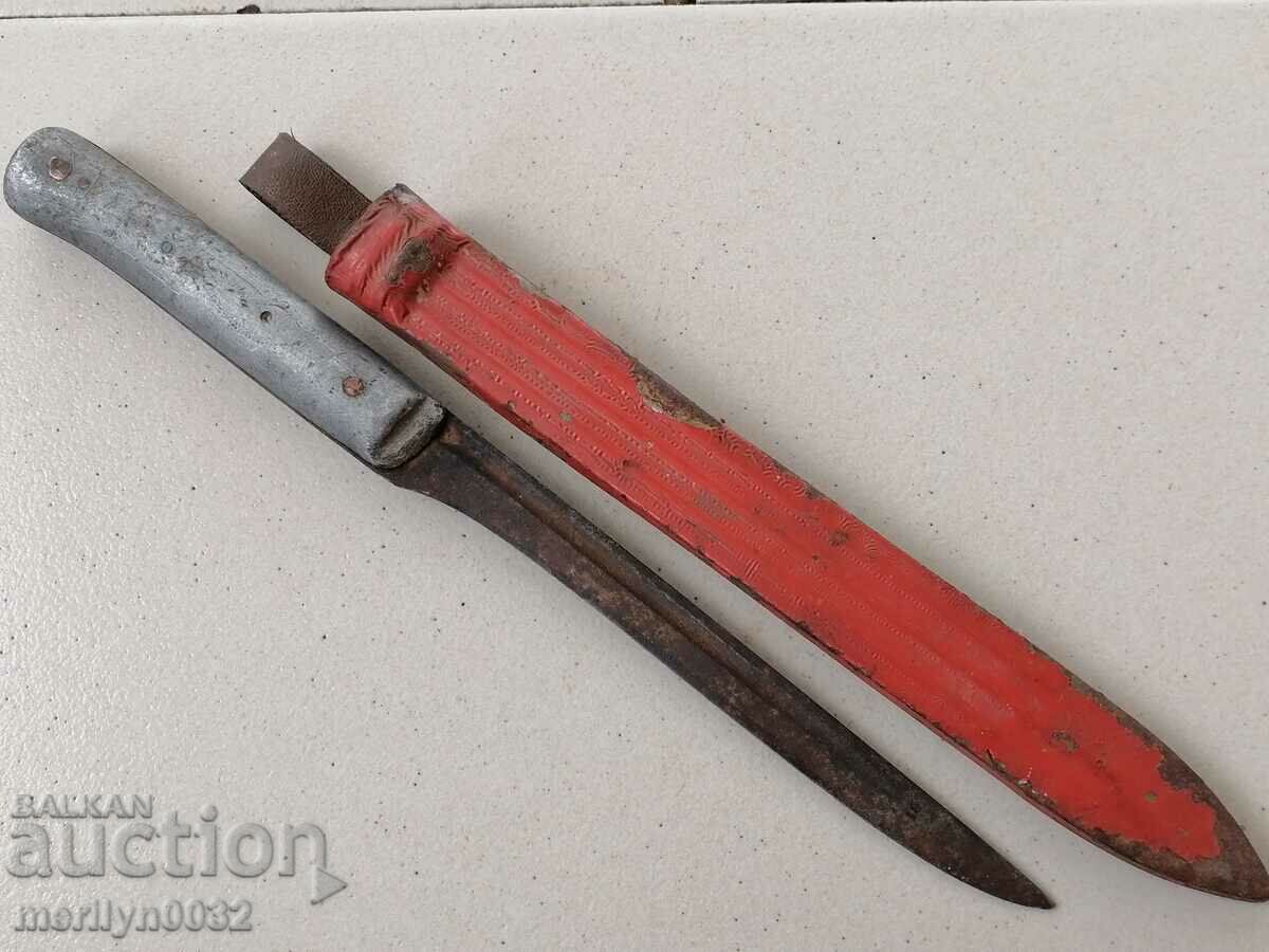 Old butcher's knife with kanya kama karakulak - 6 Old butcher's knife with kanya kama karakulak - 6