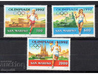 1991. San Marino. Jocurile Olimpice - Barcelona '92, Spania.