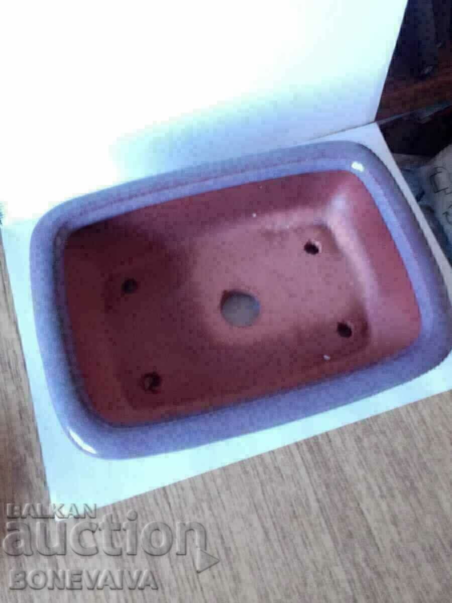 Auction container pot for cactus succulent bonsai ceramic glaze Auction container pot for cactus succulent bonsai ceramic glaze