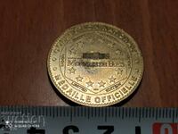 Plaque official medal Monnaie de Raris 2003 limited series