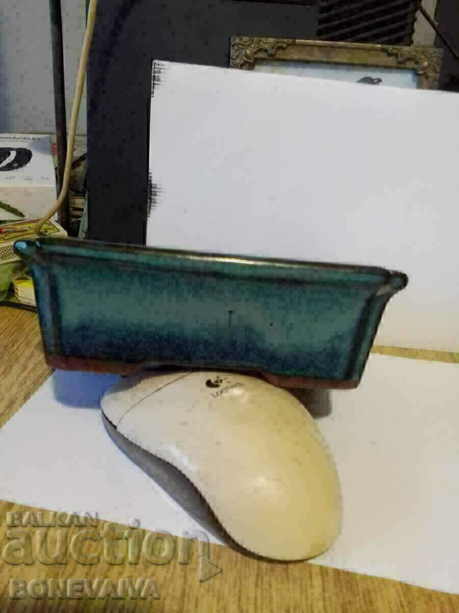 Auction  container pot for cactus succulent bonsai ceramic glaze