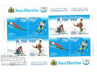 1994. San Marino. Jocurile Olimpice de iarnă - Lillehammer. Bloc.