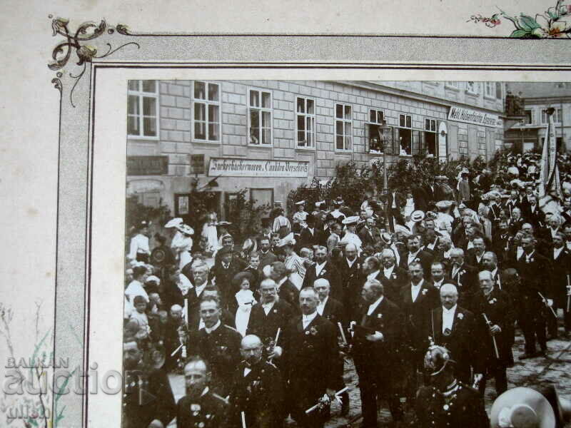 Delivery of 1898 Funeral Empress Elisabeth of Austria cardboard Delivery of 1898 Funeral Empress Elisabeth of Austria cardboard