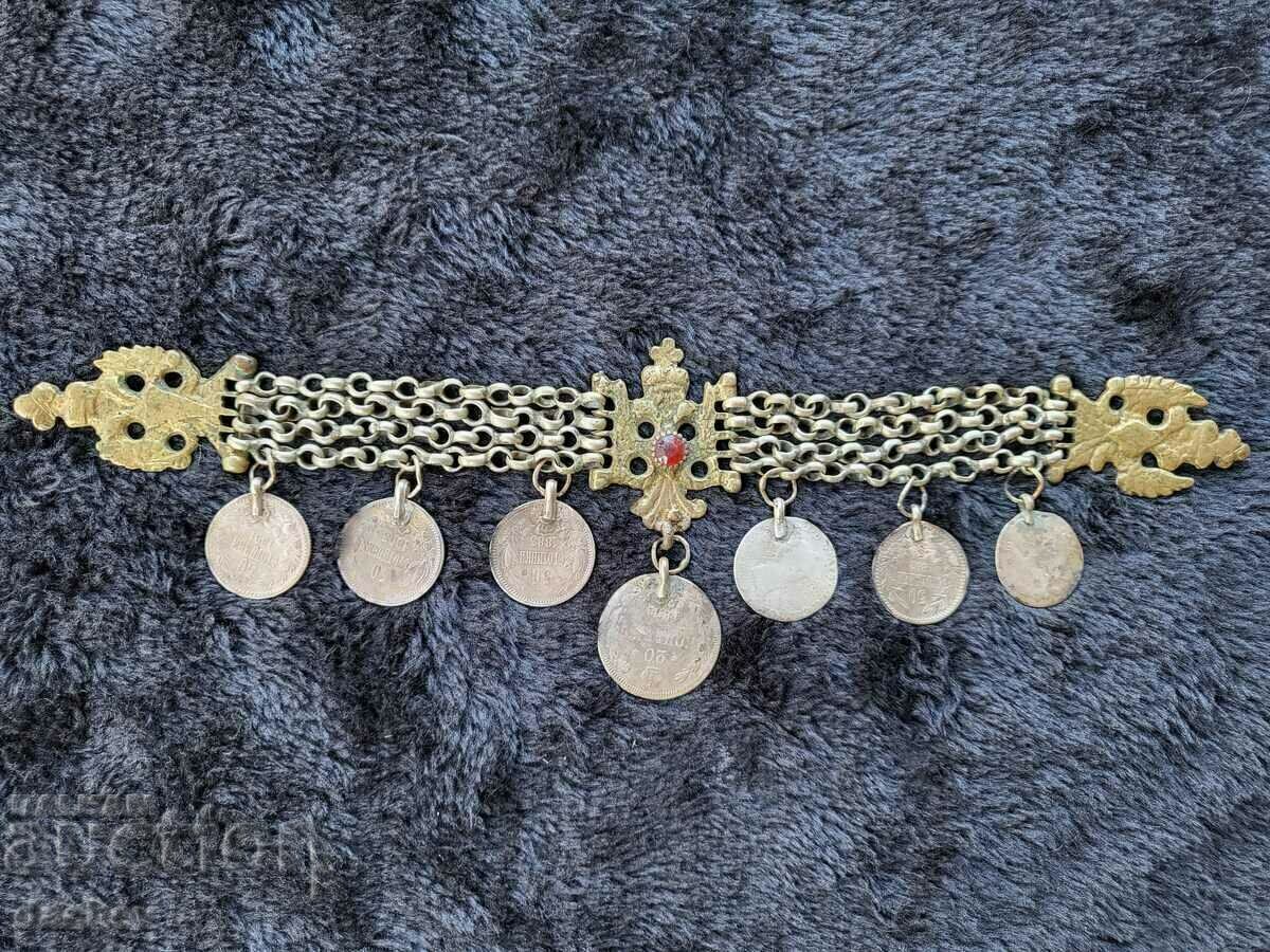 UNIQUE Renaissance Macedonian Silver Kyustek 19th Century costume UNIQUE Renaissance Macedonian Silver Kyustek 19th Century costume