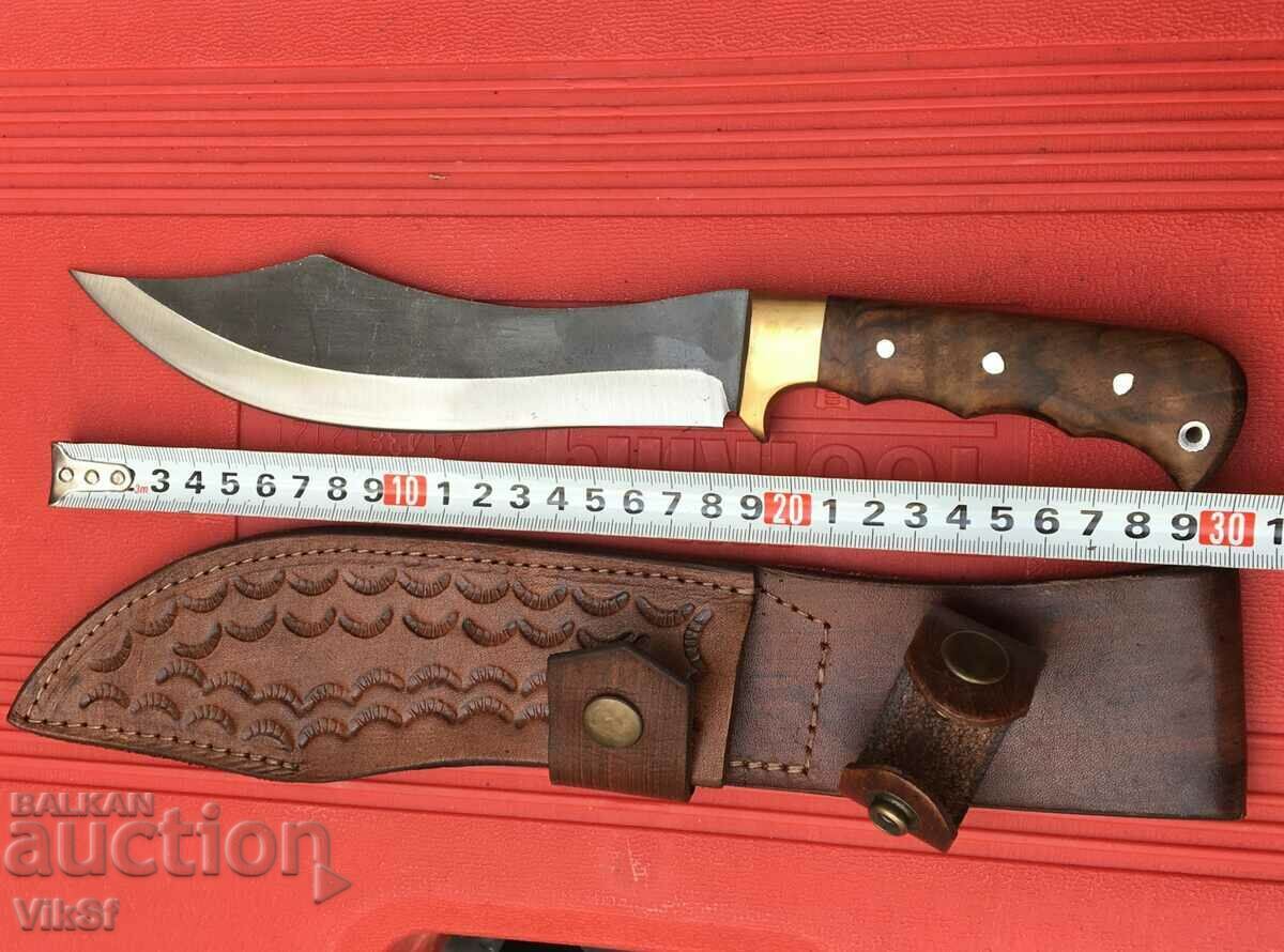 Stable, handmade knife, cherry walnut 180x300 Turkey with price 163.50 BGN | € 83.60 Stable, handmade knife, cherry walnut 180x300 Turkey with price 163.50 BGN | € 83.60