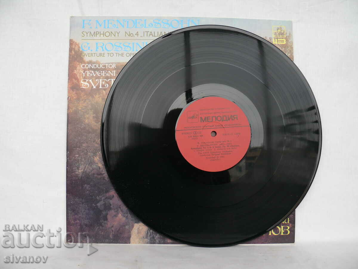 Delivery of MENDELSOHN ROSSINI CONDUCTED BY E. SVETLANOV 00013-14 #1724