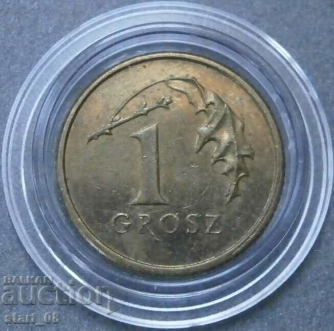 Полша 1 грош 2010