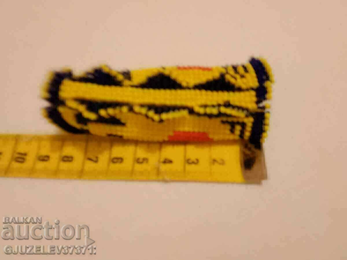 Auction Old glass bead lipstick case 1907 Auction Old glass bead lipstick case 1907