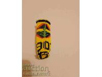 Old glass bead lipstick case 1907