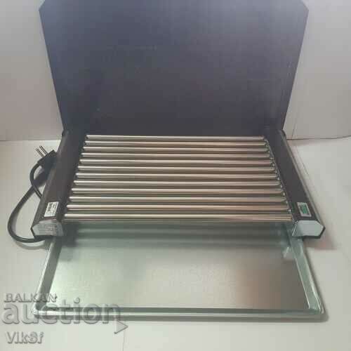 Auction  Electric grill Chris 1600W, with cover, stainless pipes
