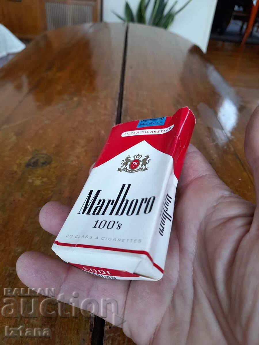 An old box of Marlboro cigarettes with price 12.00 BGN | € 6.14 An old box of Marlboro cigarettes with price 12.00 BGN | € 6.14