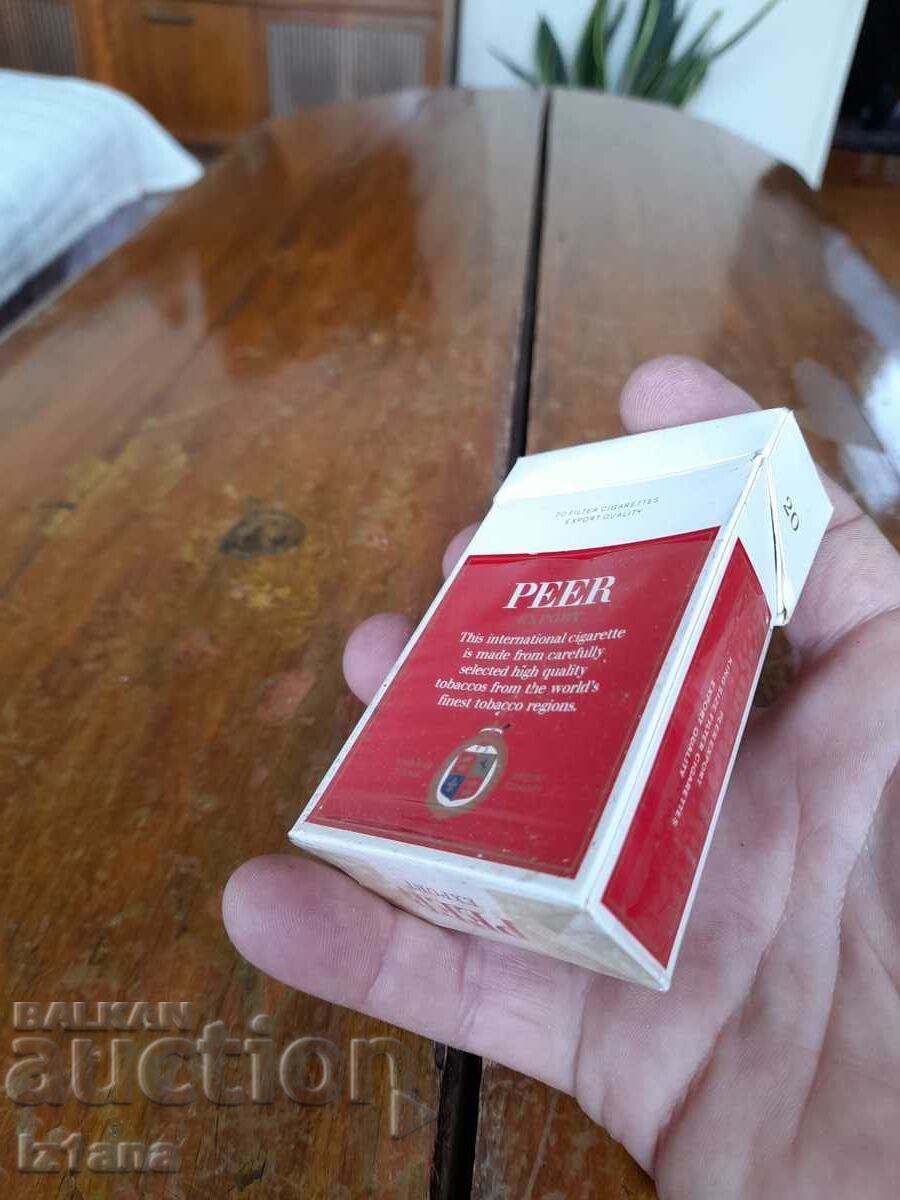 An old box of Peer cigarettes with price 12.00 BGN | € 6.14 An old box of Peer cigarettes with price 12.00 BGN | € 6.14
