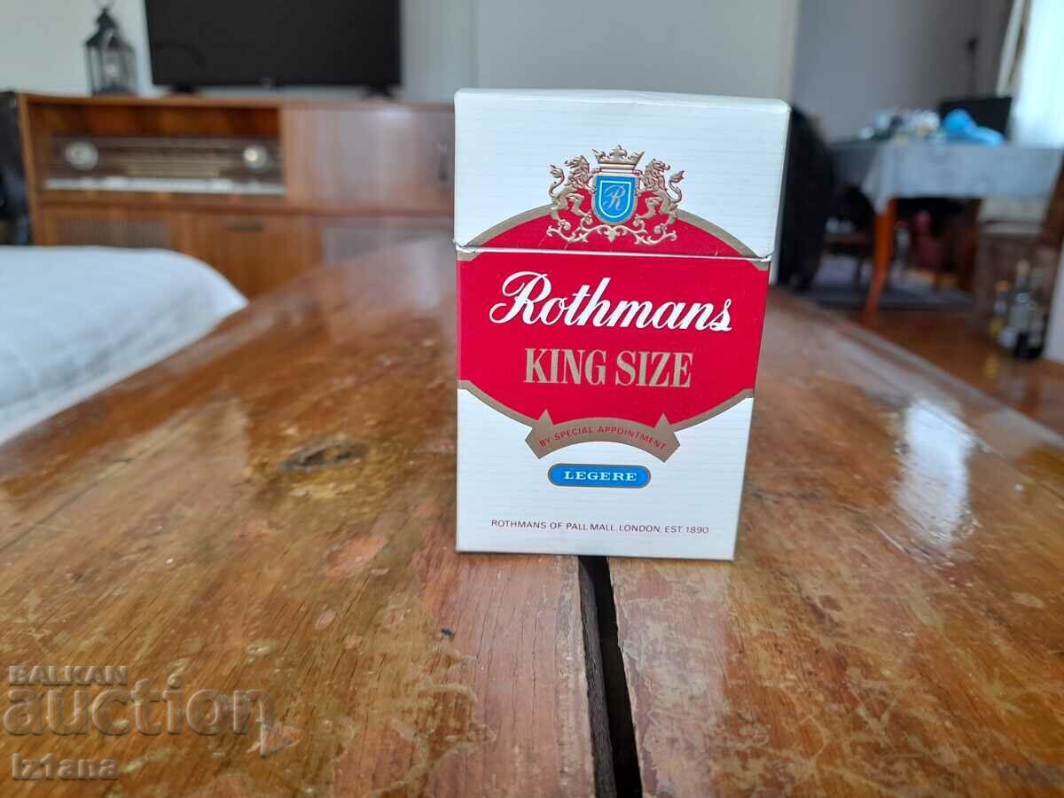 An old Rothmans cigarette box An old Rothmans cigarette box
