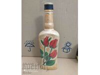 Decoupage bottle