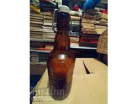 Beer bottle with ceramic cap