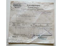 1944 certificat F. Tomas Germania porțelan export Bulgaria