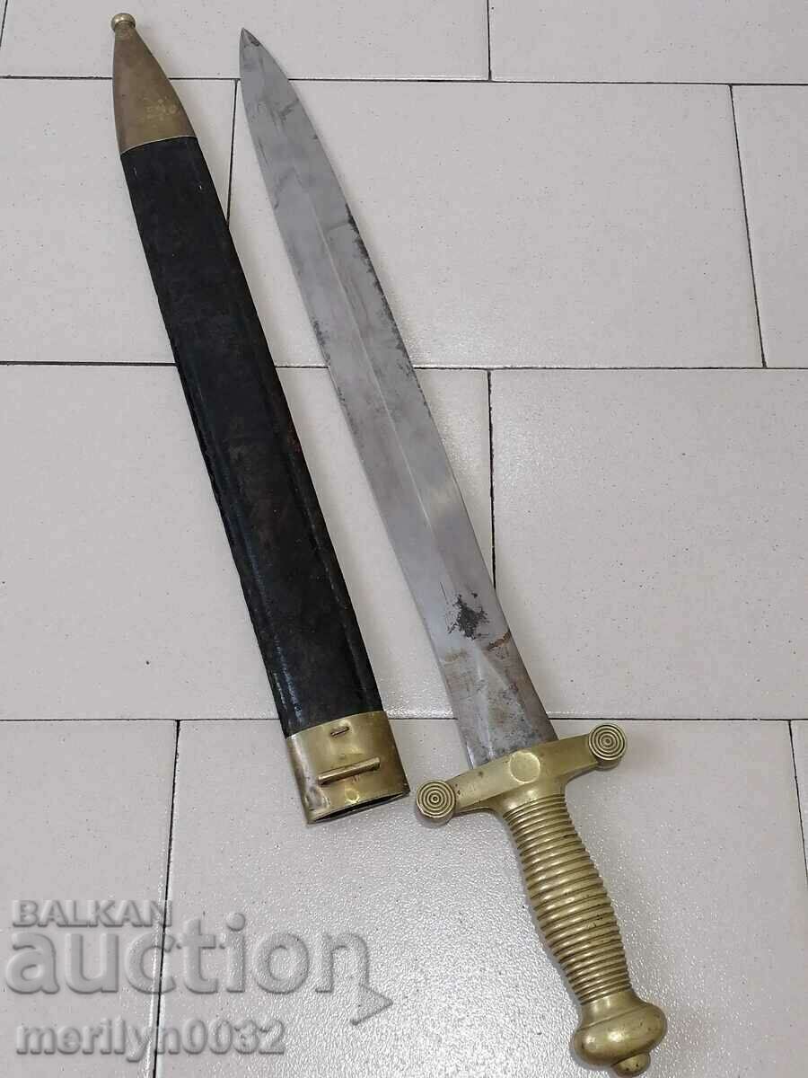 Γαλλικό μαχαίρι πεζικού με μαχαίρι kaniya μαχαίρι ξιφολόγχη λεπίδα στιλέτο με τιμή 779.00 BGN | € 398.30