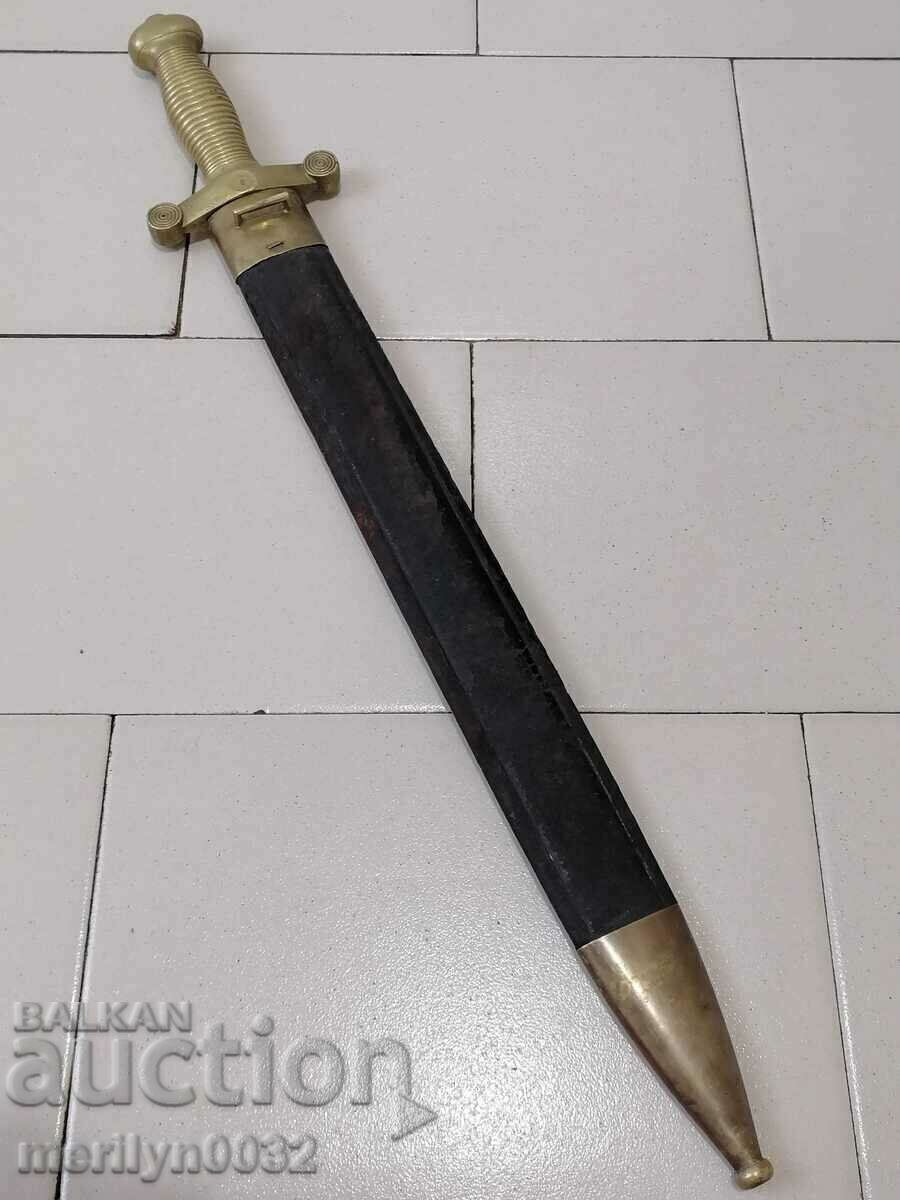 Δημοπρασία Γαλλικό μαχαίρι πεζικού με μαχαίρι kaniya μαχαίρι ξιφολόγχη λεπίδα στιλέτο