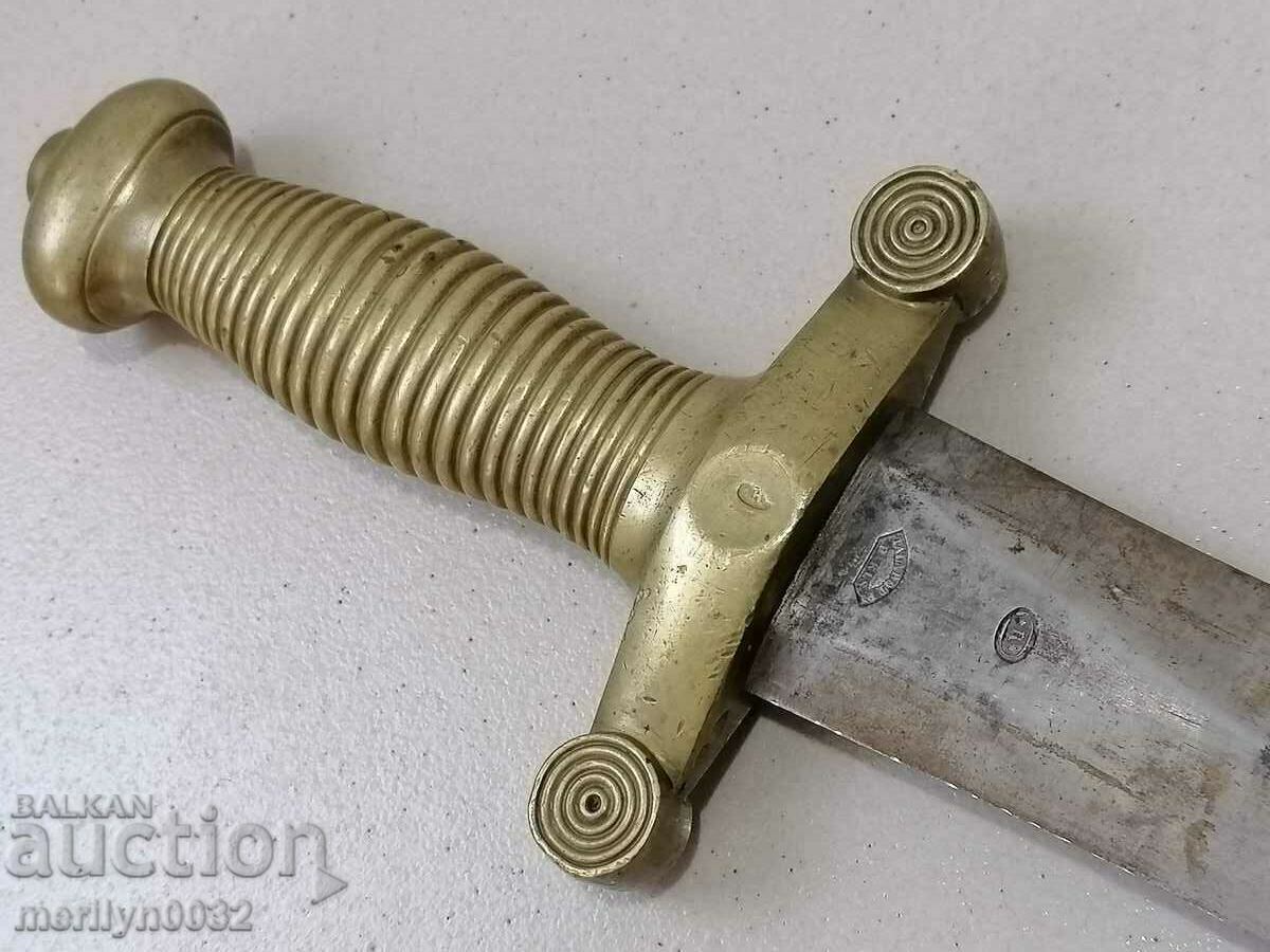 Γαλλικό μαχαίρι πεζικού με μαχαίρι kaniya μαχαίρι ξιφολόγχη λεπίδα στιλέτο - 7