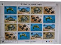 Сейнт Китс - WWF фауна, морски костенурки