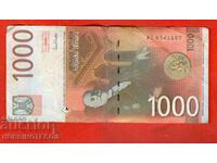 YUGOSLAVIA YUGOSLAVIA 1000 1 000 Dinars issue issue 2001 - 1