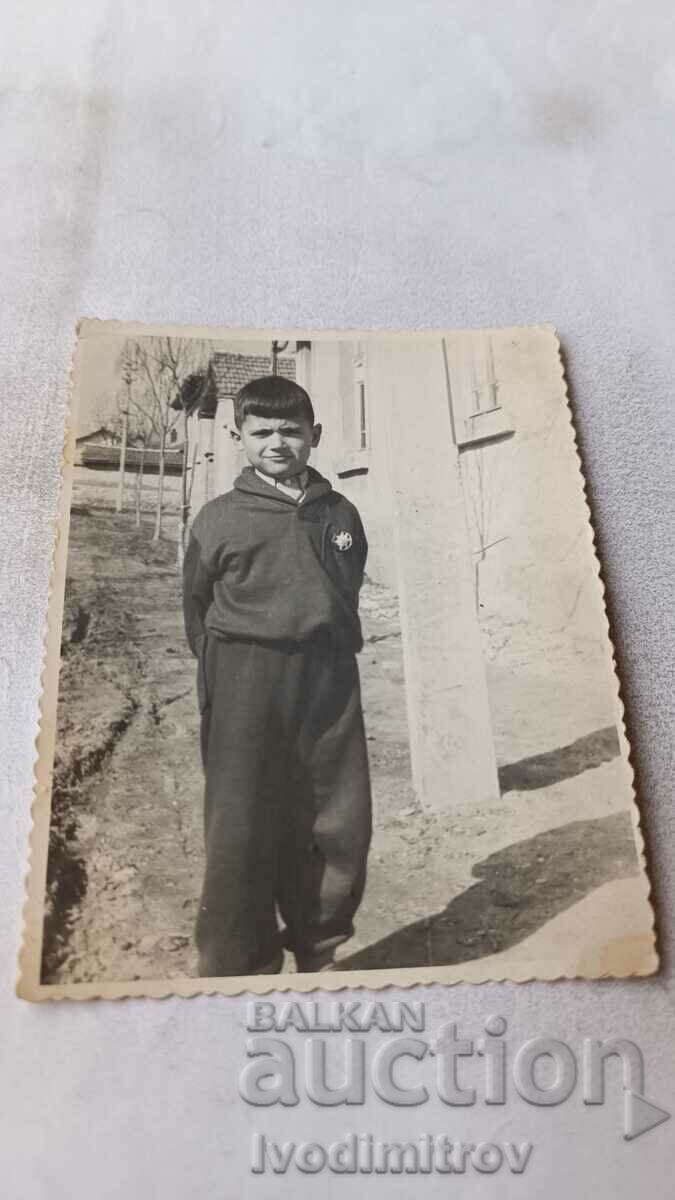 Photo Haskovo Boy on the street 1960