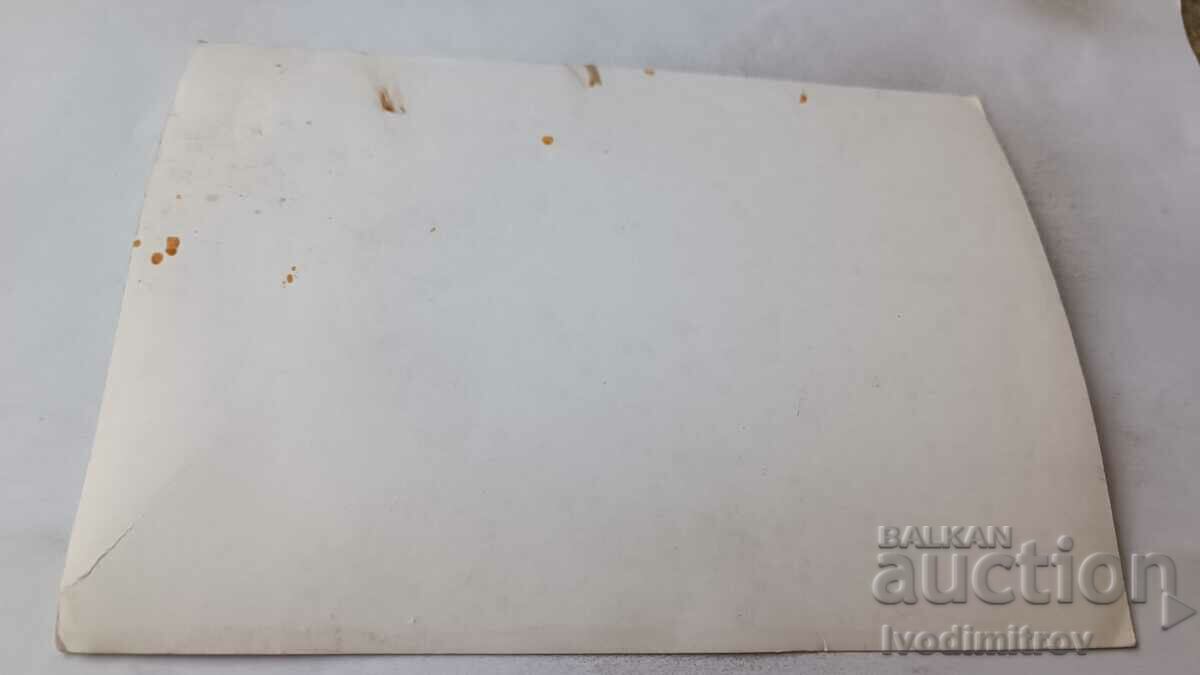 Photo Woman with orders and medals and two men with price 2.45 BGN | € 1.25 Photo Woman with orders and medals and two men with price 2.45 BGN | € 1.25