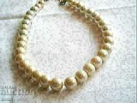 old necklace of 100% natural pearls 8..10.12 mm