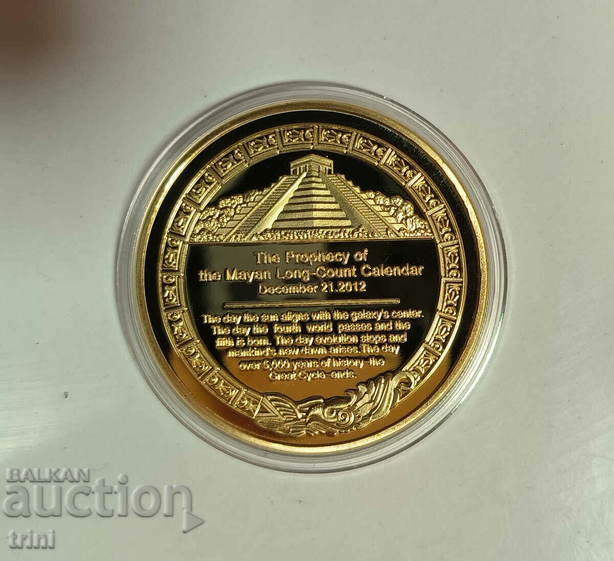 MAYAN CALENDAR Gilded Plaque with price 14.00 BGN | € 7.16 MAYAN CALENDAR Gilded Plaque with price 14.00 BGN | € 7.16