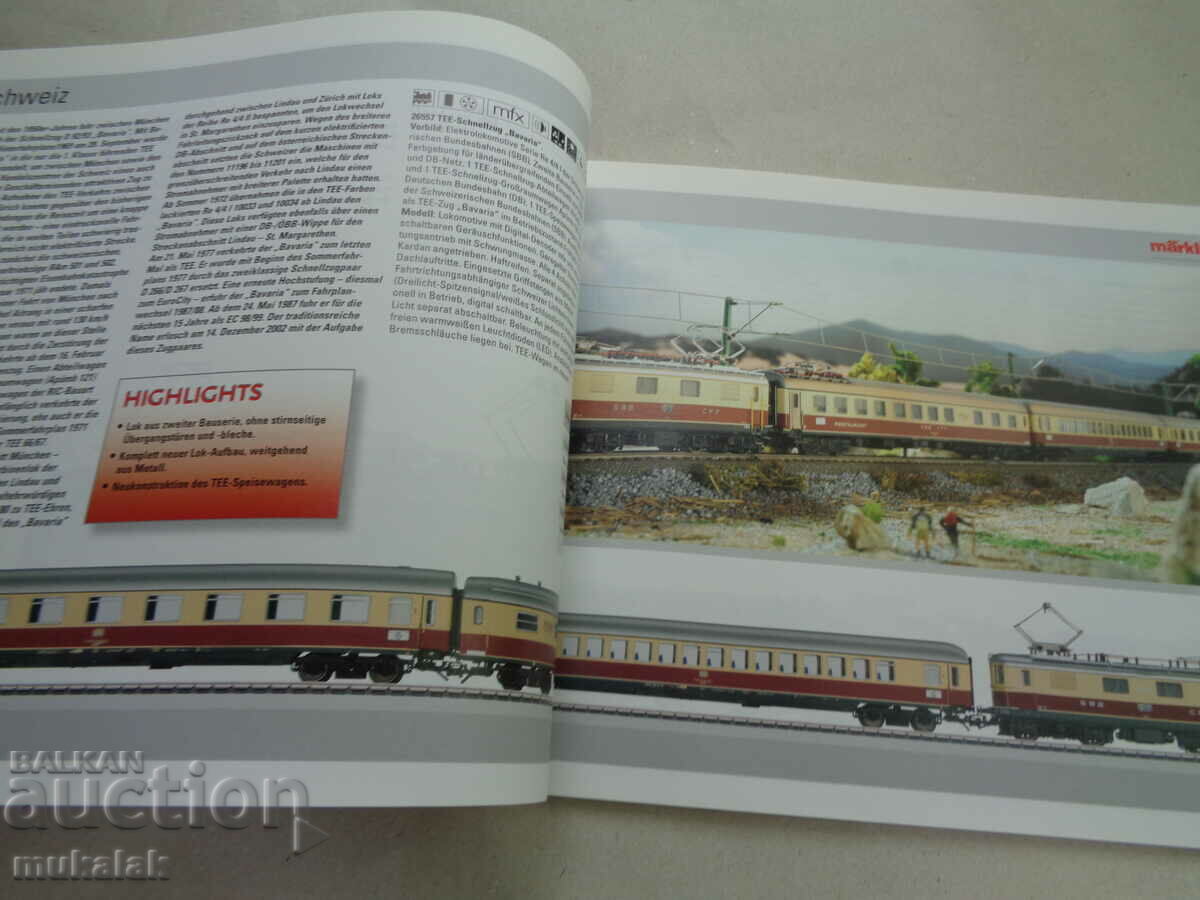 MARKLIN RAILWAY MODELS RAILWAY HO CATALOG 2010 TRAIN CARS - 6