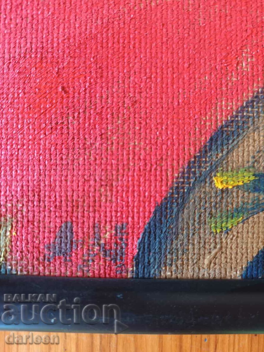 The Red Road, oil painting with price 80.00 BGN | € 40.90 The Red Road, oil painting with price 80.00 BGN | € 40.90