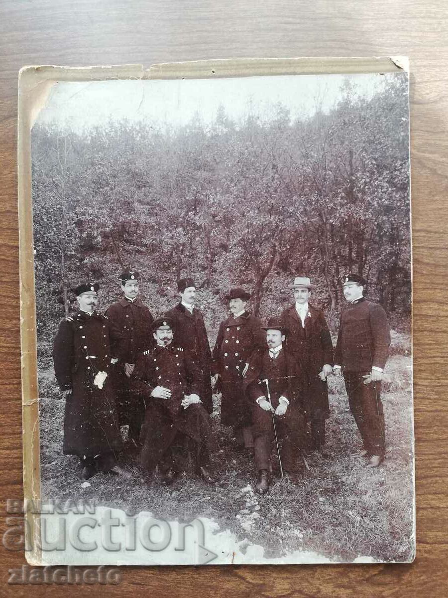 Old photo cardboard - BDZ employees! with price 25.00 BGN | € 12.78 Old photo cardboard - BDZ employees! with price 25.00 BGN | € 12.78