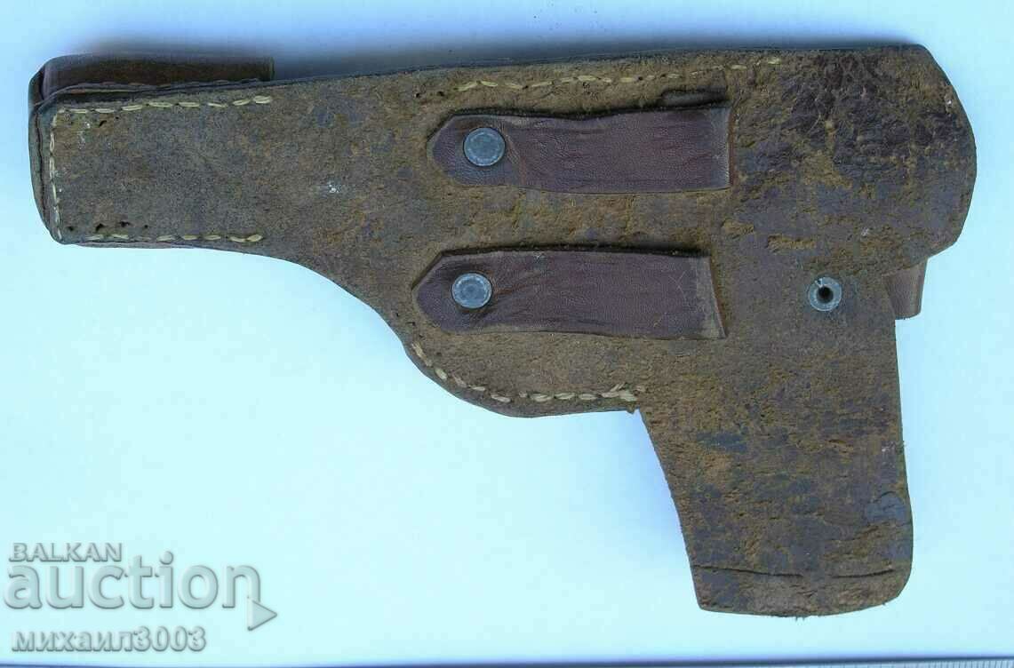 Open leather gun holster with price 19.00 BGN | € 9.71 Open leather gun holster with price 19.00 BGN | € 9.71