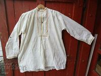 Authentic men's fringe shirt with embroidery. Costumes