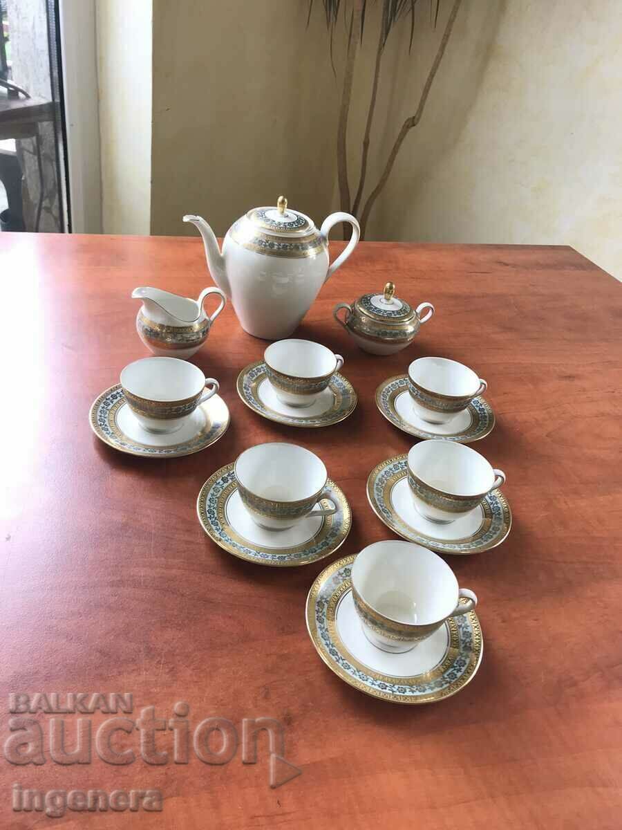 BAVARIA SELTMANN WEIDEN PORCELAIN COFFEE SERVICE "LIANE" SERIES BAVARIA SELTMANN WEIDEN PORCELAIN COFFEE SERVICE "LIANE" SERIES