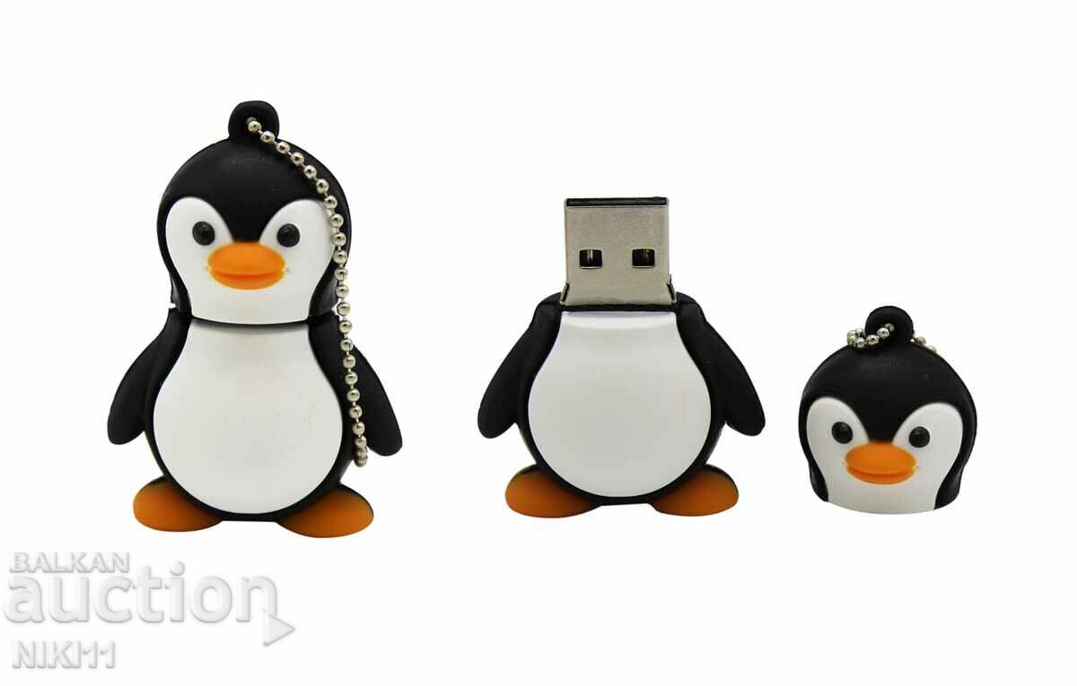 Флашка 32 гб. Пингвин , USB флашка