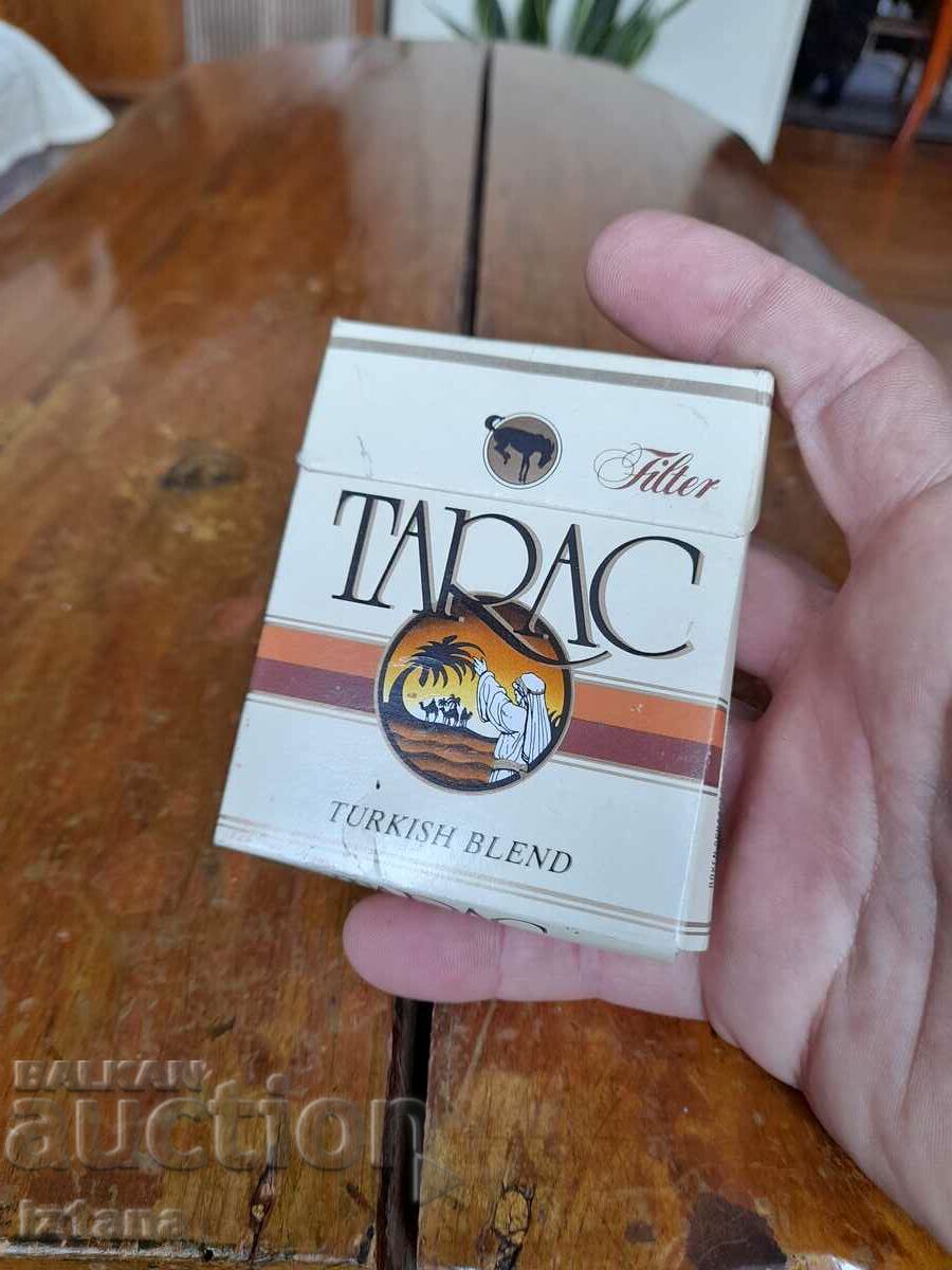 An old pack of Tarak cigarettes