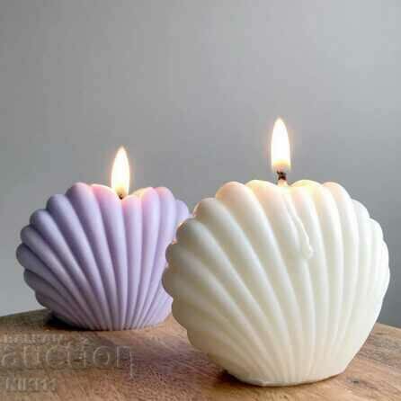 Large silicone mold 3D seashell for candles, seafood fondant with price 12.00 BGN | € 6.14 Large silicone mold 3D seashell for candles, seafood fondant with price 12.00 BGN | € 6.14