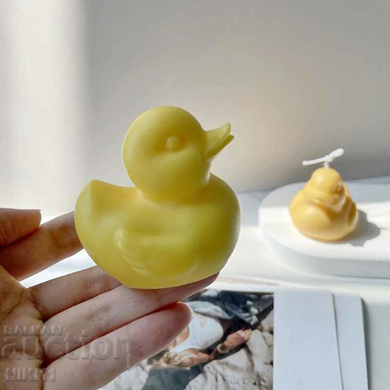 Silicone mold for Duck, duck shape for candles, decoration