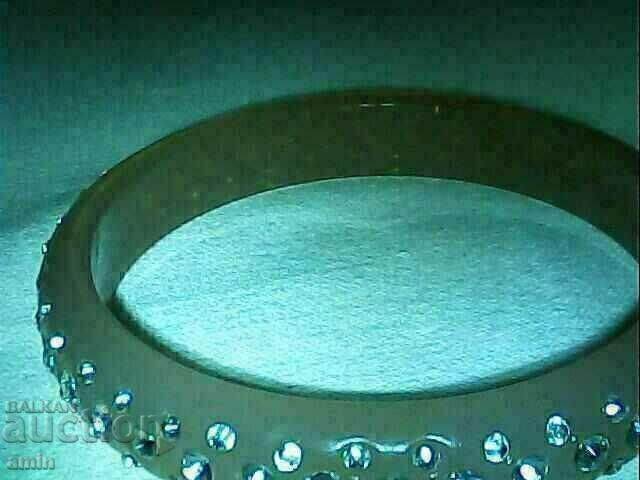 beautiful lucite bracelet 100% original with crystals - 5 beautiful lucite bracelet 100% original with crystals - 5
