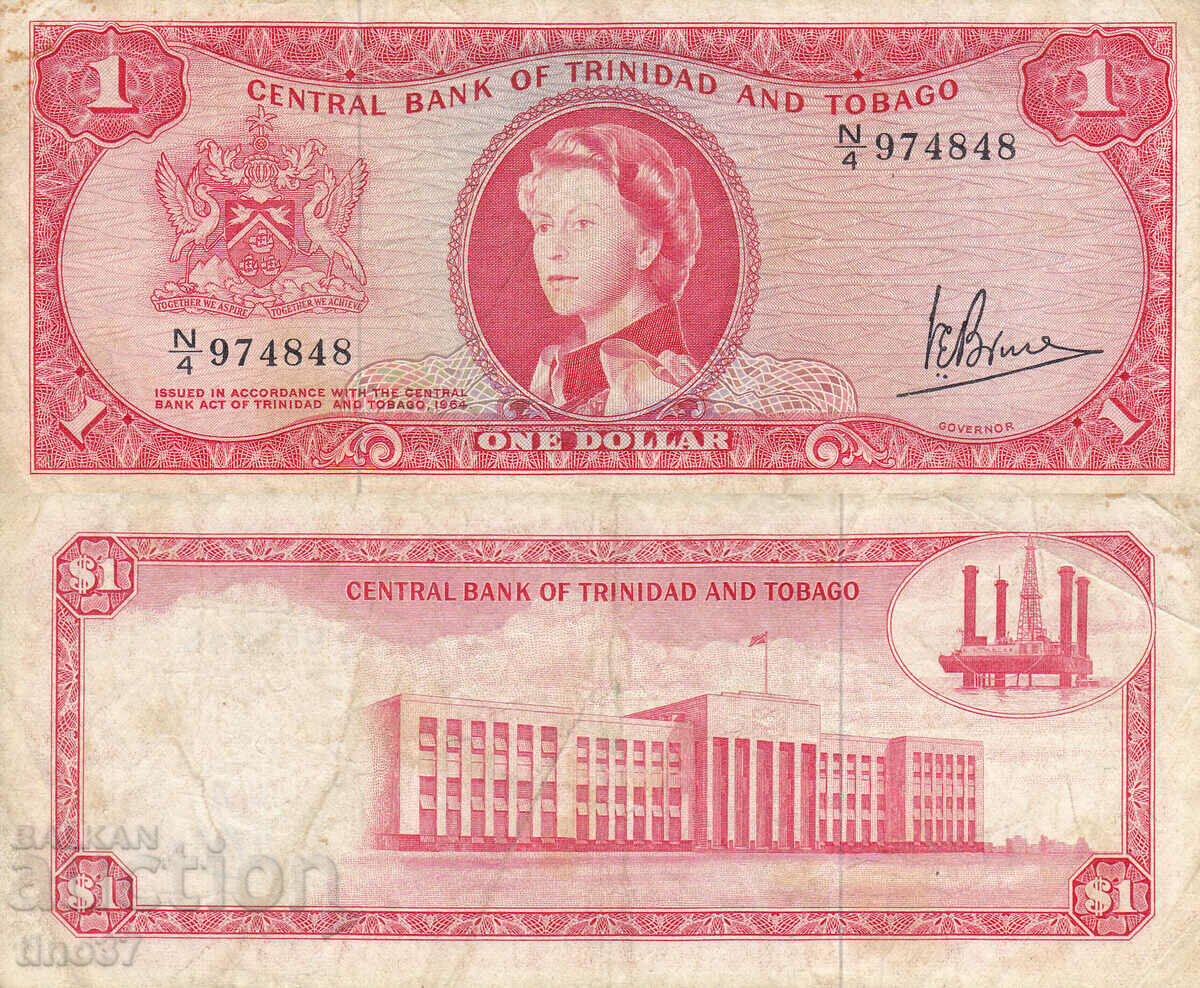 tino37- TRINIDAD AND TOBAGO - 1 DOLLAR - 1964