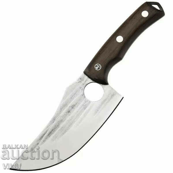 Cuțit forjat manual 168x270, mâner din piele cu preț 43.50 BGN | € 22.24 Cuțit forjat manual 168x270, mâner din piele cu preț 43.50 BGN | € 22.24