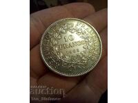 10 francs 1968 UNC silver for collection