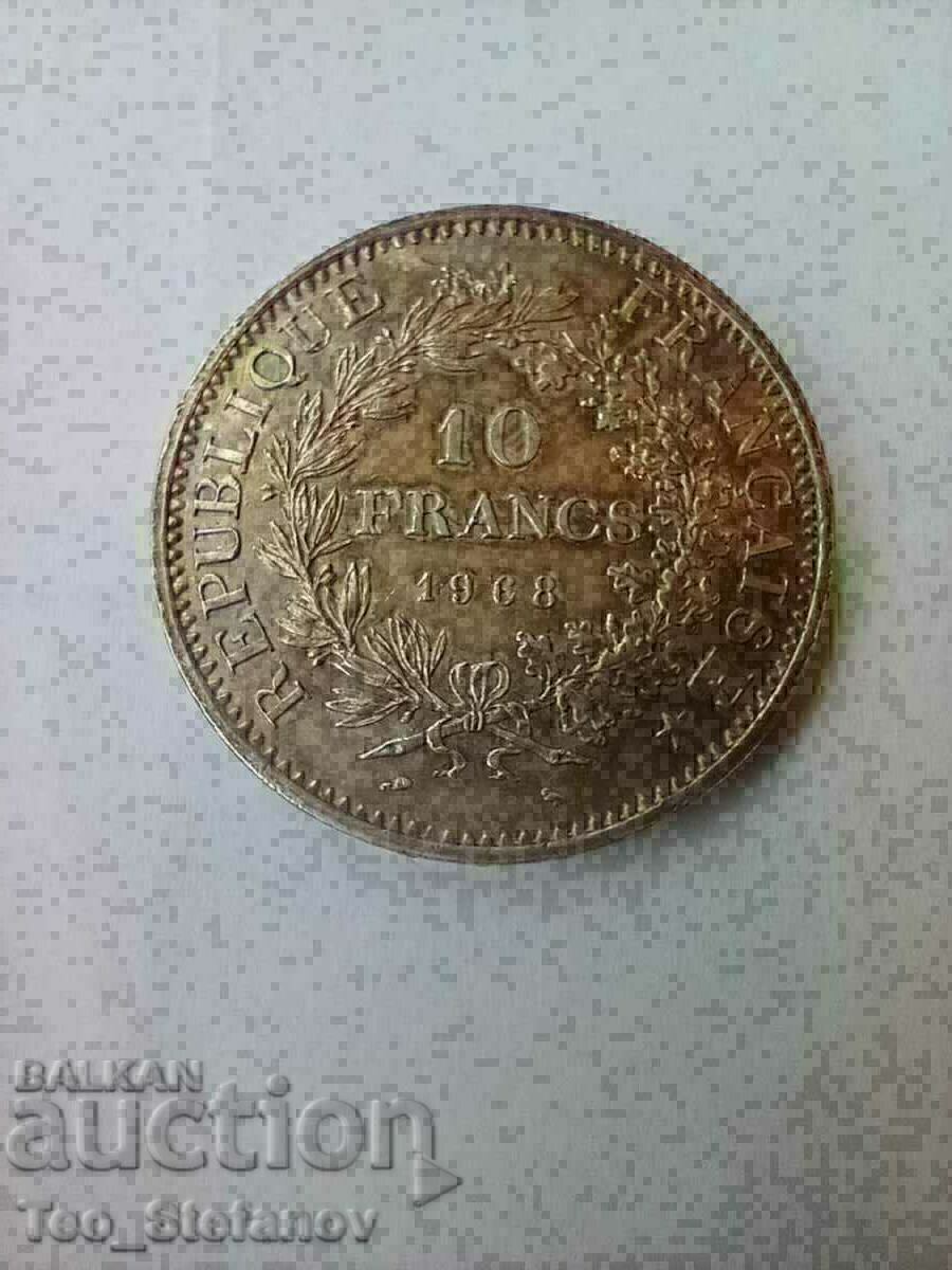 10 francs 1968 UNC
