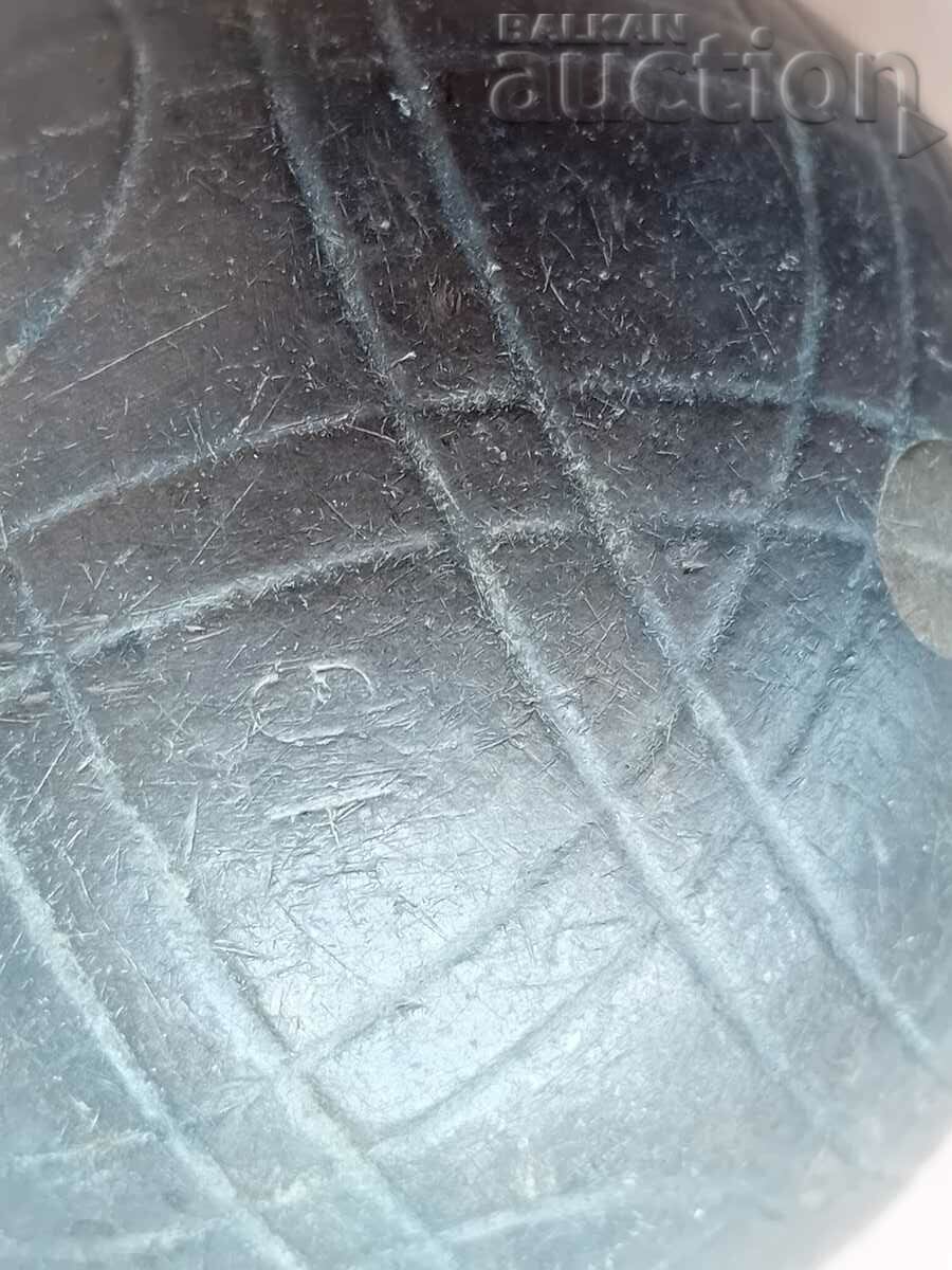 pétanque bocce boule vintage game balls 2 pcs. retro vintage - 6