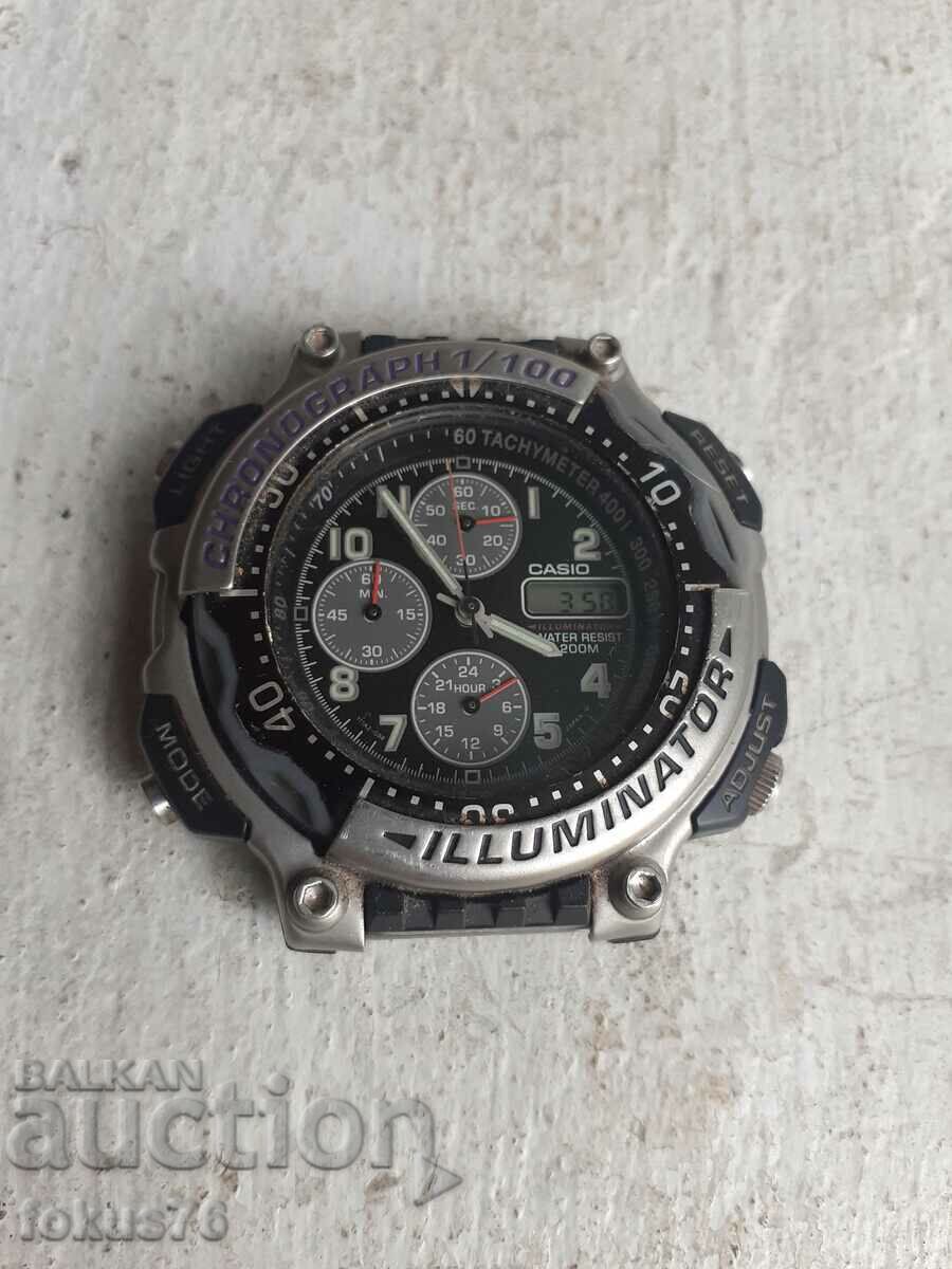 Auction Casio Illuminator Chronograph Men's Watch Auction Casio Illuminator Chronograph Men's Watch
