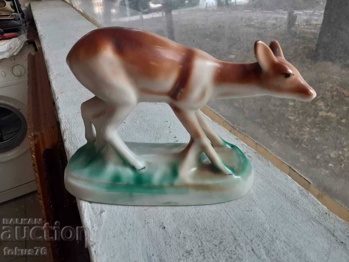 Bulgarian porcelain Isis doe figure figurine with price 49.00 BGN | € 25.05 Bulgarian porcelain Isis doe figure figurine with price 49.00 BGN | € 25.05