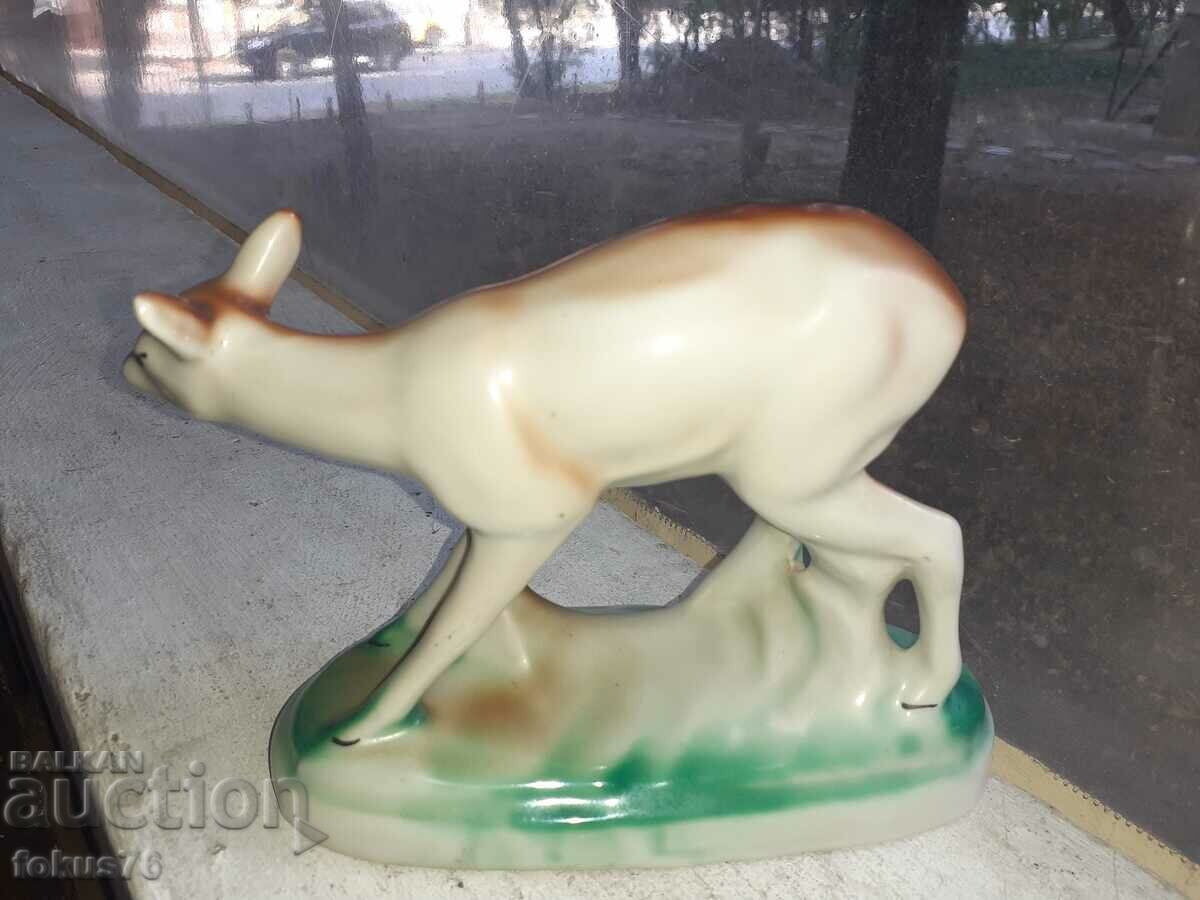 Delivery of Bulgarian porcelain Isis doe figure figurine Delivery of Bulgarian porcelain Isis doe figure figurine