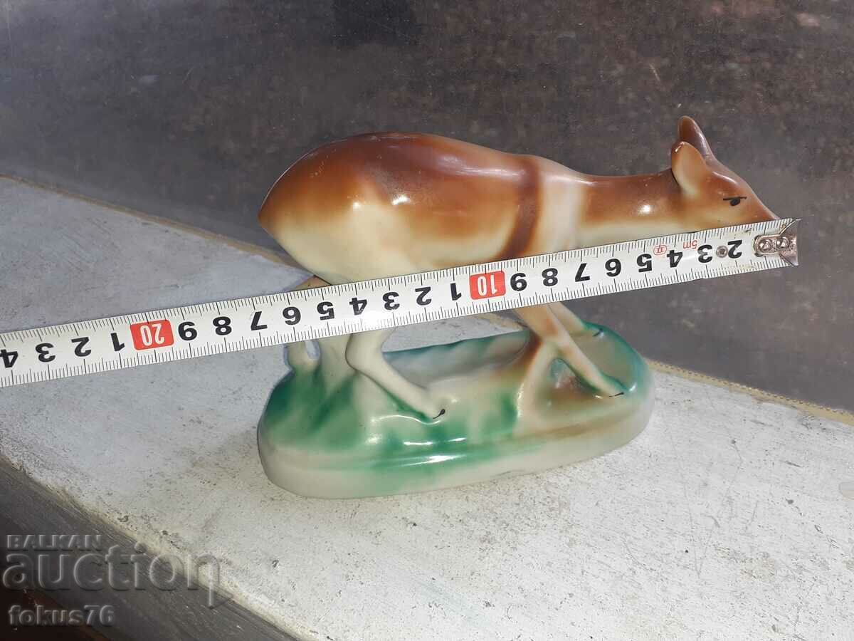 Bulgarian porcelain Isis doe figure figurine - 6 Bulgarian porcelain Isis doe figure figurine - 6