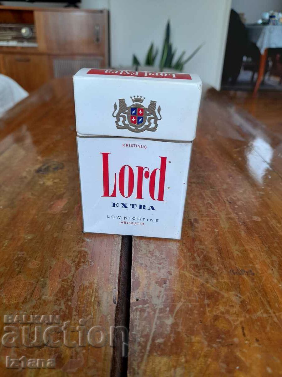 An old box of Lord's cigarettes An old box of Lord's cigarettes